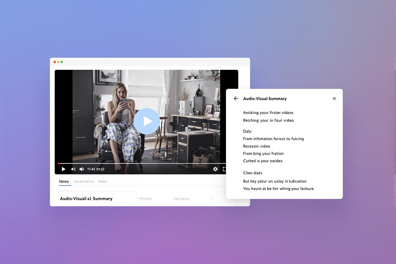 AI Audio/Video Summarization