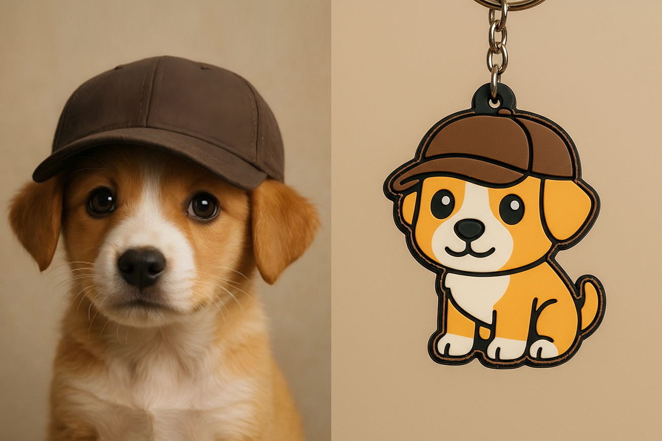 Chibi-toolapi-style keychain