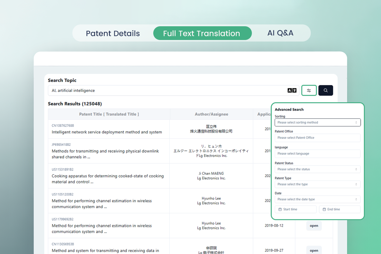 AI Patent Search