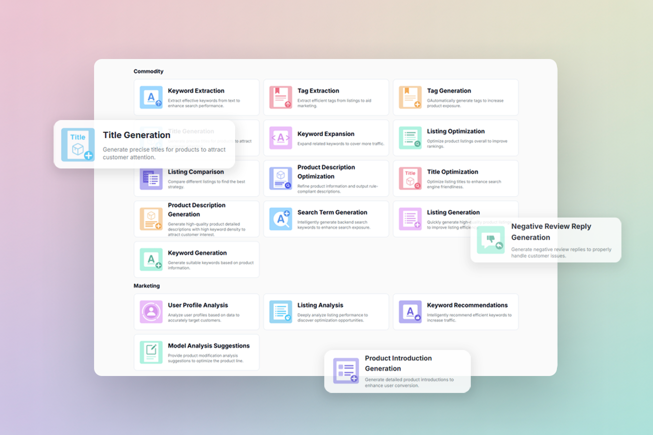AI E-Commerce Writing Assistant